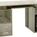 Γραφείο υπολογιστή Liberion pakoworld σε απόχρωση sonoma 120x55x76εκ