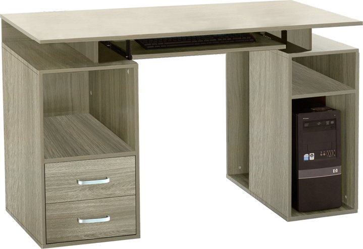 072-000122 Γραφείο υπολογιστή Liberion pakoworld σε απόχρωση sonoma 120x55x76εκ - Image 1
