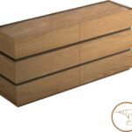 Συρταριέρα Sonlen pakoworld mdf σε oak απόχρωση 120x40x72εκ