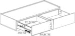 Συρταριέρα Sonlen pakoworld mdf σε oak απόχρωση 120x40x72εκ - Image 4