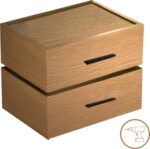 Κομοδίνο Sonlen pakoworld mdf σε oak απόχρωση 60x40x44.5εκ
