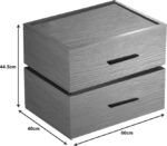 Κομοδίνο Sonlen pakoworld mdf σε oak απόχρωση 60x40x44.5εκ - Image 3