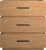 Κομοδίνο Sonlen pakoworld mdf σε oak απόχρωση 60x40x66εκ