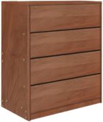 Συρταριέρα Kuanger pakoworld mdf σε καρυδί απόχρωση 80x40x80εκ