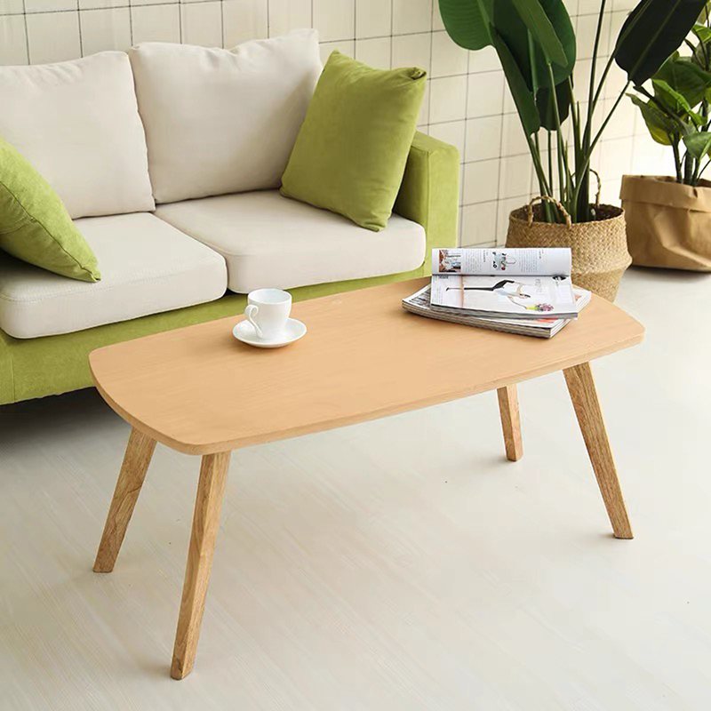 072-000168 Τραπέζι σαλονιού Komela mdf σε φυσική απόχρωση 100x48x45cm - Image 1