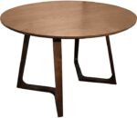 Τραπέζι Sedria pakoworld mdf καρυδί Φ120x75εκ