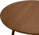 Τραπέζι Sedria pakoworld mdf καρυδί Φ120x75εκ - Image 3