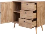 Μπουφές Oslo pakoworld σε sonoma απόχρωση 85x39x79εκ - Image 3