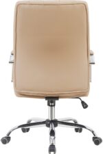 Καρέκλα γραφείου διευθυντή Mido pakoworld pu cappuccino 58x71x100-106εκ - Image 5