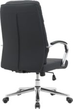 Καρέκλα γραφείου διευθυντή Normie pakoworld pu μαύρο 58x65x103-111εκ - Image 2