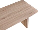 Tραπέζι Faghan pakoworld καφέ mdf 180x90x76εκ - Image 6