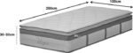 Στρώμα Utopia pakoworld pocket spring με ανώστρωμα 30-32cm 100x200εκ - Image 5
