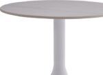 Βοηθητικό τραπέζι Fabron Inart λευκό sintered stone Φ50x52εκ - Image 3