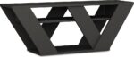 Έπιπλο τηλεόρασης Pipralla pakoworld ανθρακί 110x30x40εκ - Image 3