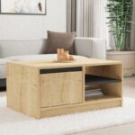 Τραπέζι σαλονιού Narli pakoworld σε oak απόχρωση 90x60x45εκ - Image 2