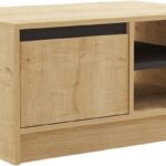 Τραπέζι σαλονιού Narli pakoworld σε oak απόχρωση 90x60x45εκ