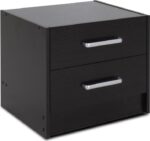Κομοδίνο OLYMPUS pakoworld χρώμα wenge 47,5x40,5x40,5εκ.