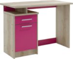 Γραφείο εργασίας Looney pakoworld χρώμα castillo-ροζ 100x55x75εκ