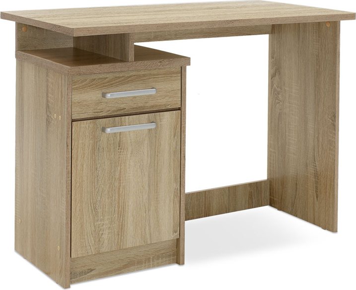 123-000084 Γραφείο εργασίας Looney pakoworld χρώμα sonoma 100x55x75εκ - Image 1