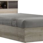 Κρεβάτι OLYMPUS pakoworld σε χρώμα castillo-toro 120x200εκ
