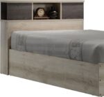Κρεβάτι OLYMPUS pakoworld σε χρώμα castillo-toro 120x200εκ - Image 3
