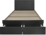 Κρεβάτι Olympus pakoworld με συρτάρι σε wenge απόχρωση 140x200εκ - Image 6