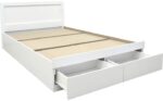 Κρεβάτι Olympus pakoworld με συρτάρι σε λευκή απόχρωση 100x200εκ - Image 4