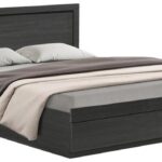 Κρεβάτι Olympus pakoworld με συρτάρι σε wenge απόχρωση 150x200εκ