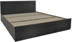 Κρεβάτι Olympus pakoworld με συρτάρι σε wenge απόχρωση 150x200εκ - Image 3