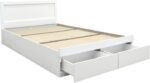Κρεβάτι Olympus pakoworld με συρτάρι σε λευκή απόχρωση 150x200εκ - Image 4
