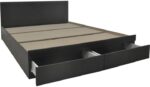 Κρεβάτι Olympus pakoworld με συρτάρι σε wenge απόχρωση 160x200εκ - Image 4