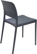 Καρέκλα Fenxy pakoworld pp σε μαύρη απόχρωση 38x42x77εκ - Image 2