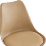 Καρέκλα γραφείου εργασίας Gaston II pakoworld pp-pu cappuccino 48x57x77-90εκ - Image 5