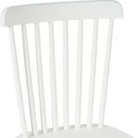 Καρέκλα Melia pakoworld rubberwood σε λευκή απόχρωση 45x51x87εκ - Image 5