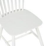Καρέκλα Melia pakoworld rubberwood σε λευκή απόχρωση 45x51x87εκ - Image 6