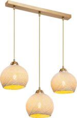 Φωτιστικό οροφής τρίφωτο PWL-0973 II pakoworld Ε27 χρυσό 50x18x85εκ - Image 3