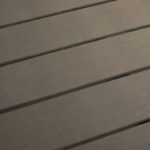 Τραπέζι Appa pakoworld αλουμίνιο και plywood σε ανθρακί απόχρωση Φ120x74εκ - Image 3