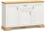 Μπουφές Jaden pakoworld golden oak-λευκό antique 137,5x39x88,5εκ - Image 2