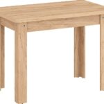 Τραπέζι Celeste pakoworld μελαμίνης σε oak απόχρωση 100x60x73.5εκ