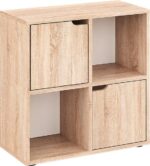 Βιβλιοθήκη Bookel pakoworld σε sonoma απόχρωση 59.6x27.5x60.4εκ - Image 2