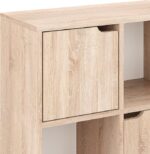 Βιβλιοθήκη Bookel pakoworld σε sonoma απόχρωση 59.6x27.5x60.4εκ - Image 4