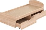 Κρεβάτι Regan pakoworld με συρτάρια σε oak απόχρωση 90x200εκ - Image 4