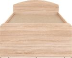 Κρεβάτι Regan pakoworld με συρτάρια σε oak απόχρωση 90x200εκ - Image 5
