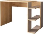 Γραφείο εργασίας Toska pakoworld σε oak- sandstone απόχρωση 114x56x76εκ