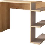 Γραφείο εργασίας Toska pakoworld σε oak- sandstone απόχρωση 114x56x76εκ