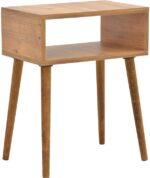 Κομοδίνο Hank pakoworld σε φυσική απόχρωση 45x30x60εκ