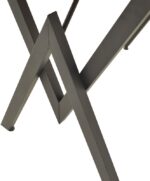 Τραπέζι Vertex pakoworld oak με μαύρα μεταλλικά πόδια 110x70x72εκ - Image 5
