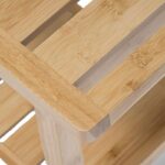 Σκαμπό Dael pakoworld μπαμπού χρώμα φυσικό 39.5x25x46εκ - Image 3