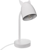 Φωτιστικό γραφείου Lucian pakoworld Ε14 λευκό 18x12,5x31εκ