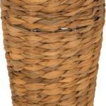 Βάζο Velout pakoworld από υάκινθο σε φυσική απόχρωση Φ18x57εκ